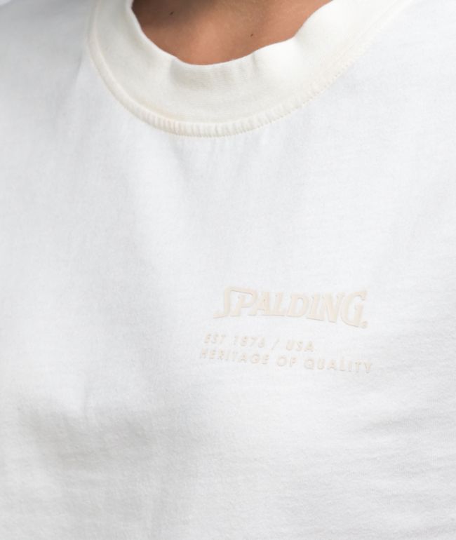 Spalding Vanilla Crop T-Shirt - thumbnail 2