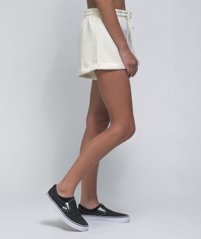 Spalding Vanilla Roll Hem Sweat Shorts - thumbnail 3