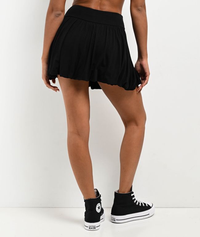 Spicychix Black Bubble Skirt - thumbnail 2