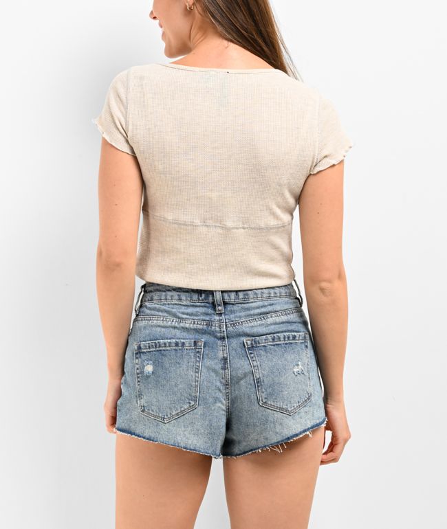 Spicychix Cream Notch Top - thumbnail 2