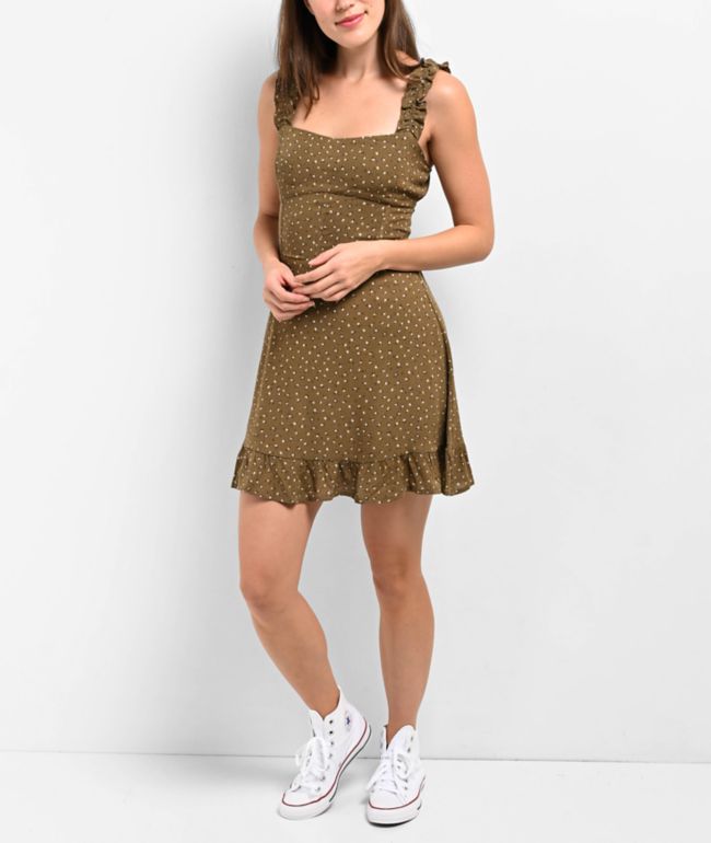 Spicychix Floral Green Tank Dress - thumbnail 3