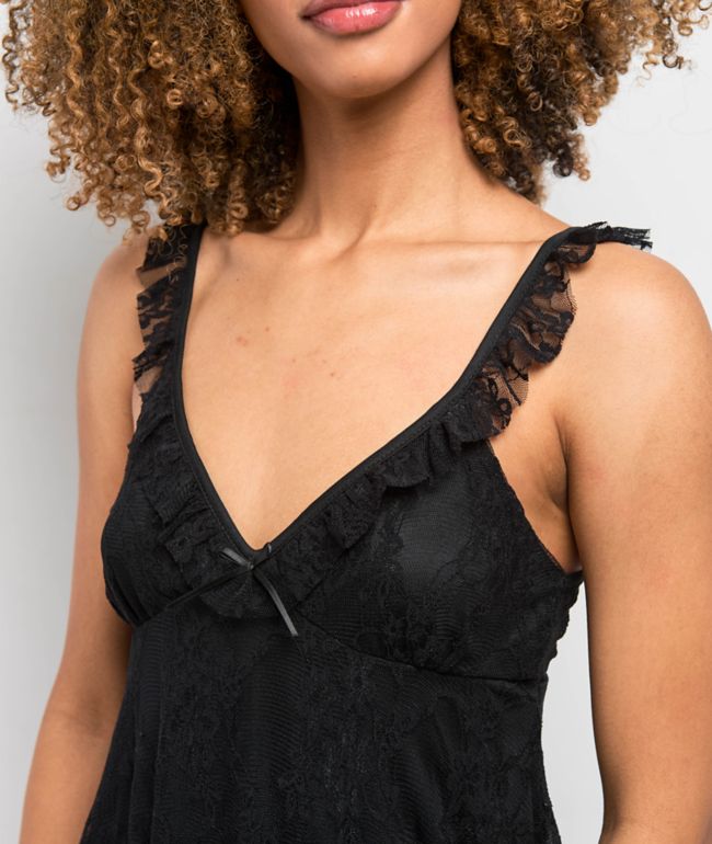 Spicychix Posie Black Lace Dress - thumbnail 3