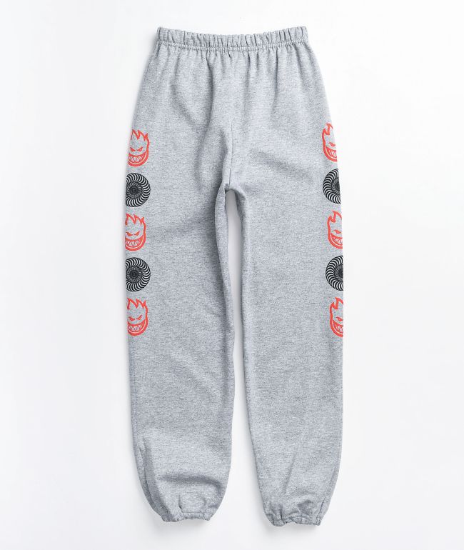 Spitfire Kids Bighead Swirl Grey Sweatpants - thumbnail 2