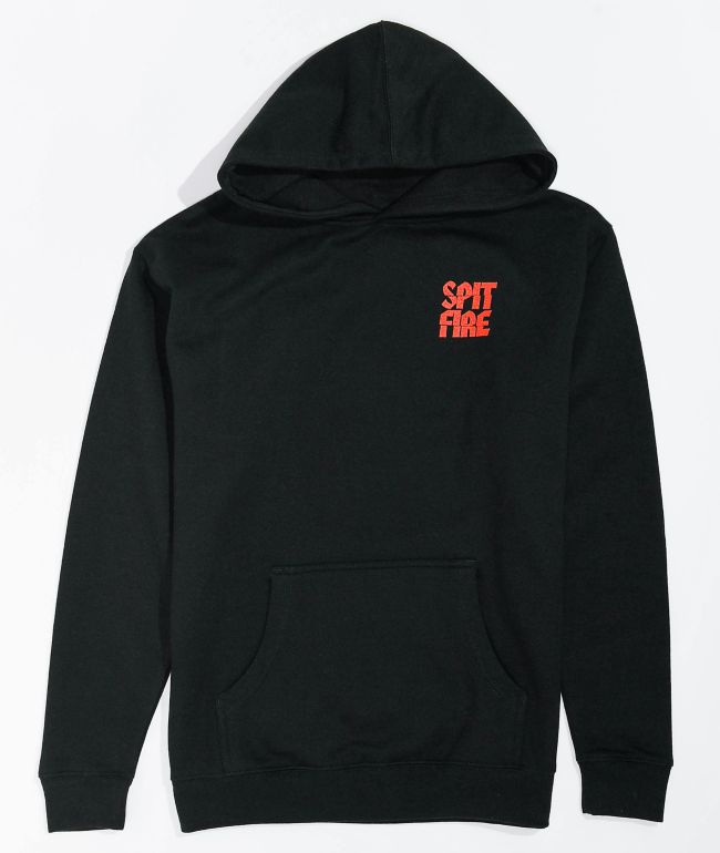 Spitfire Kids Clean Cut Black Hoodie - thumbnail 2