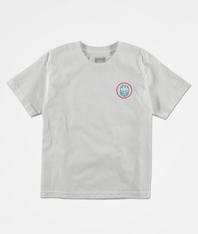 Spitfire Kids Over Swirl White T-Shirt
