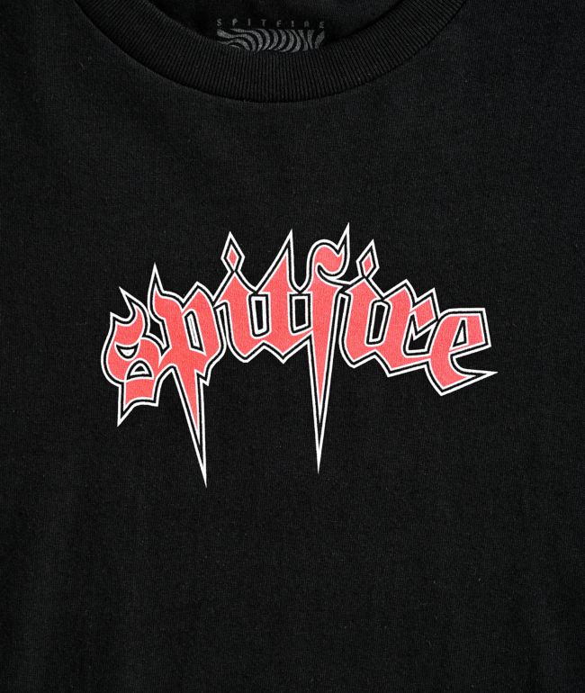 Spitfire Kids Venom Black T-Shirt - thumbnail 3