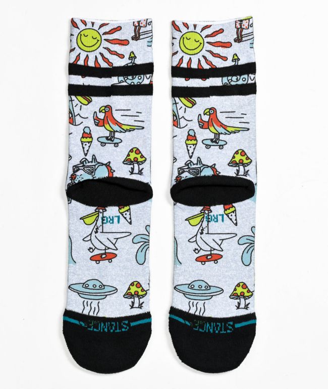 Stance Kids Take Me Crew Socks - thumbnail 2