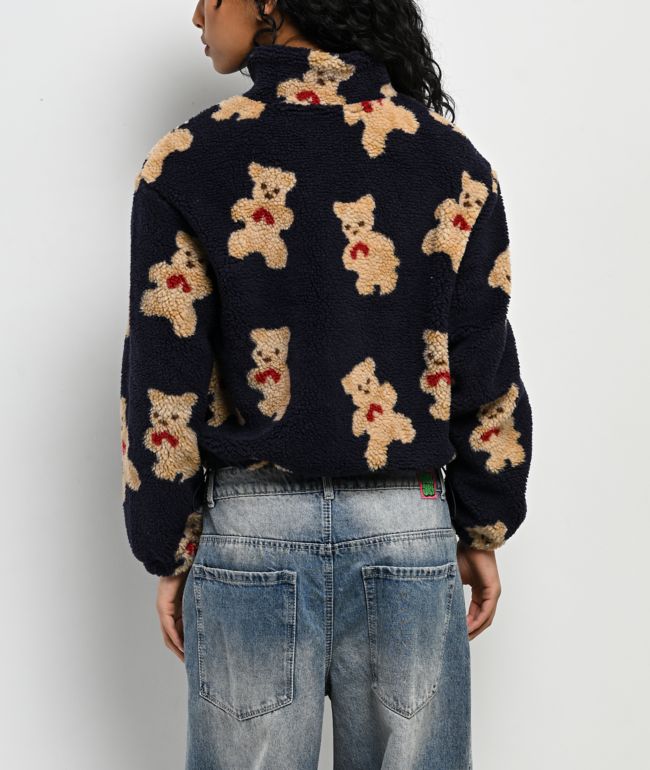 Stoosh Teddy Bear Sherpa Zip Jacket - thumbnail 2