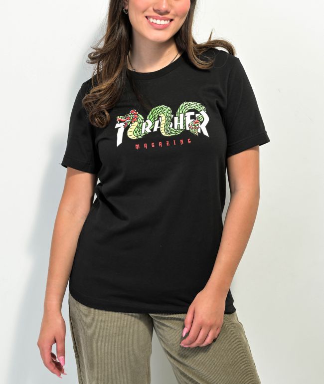 Thrasher Aztec Black T-Shirt