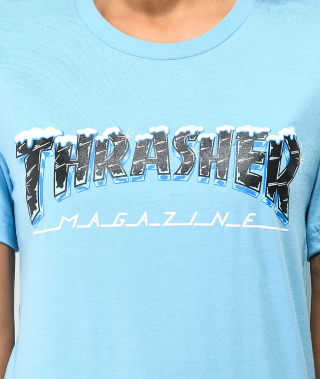 Thrasher Ice Light Blue T-Shirt - thumbnail 2