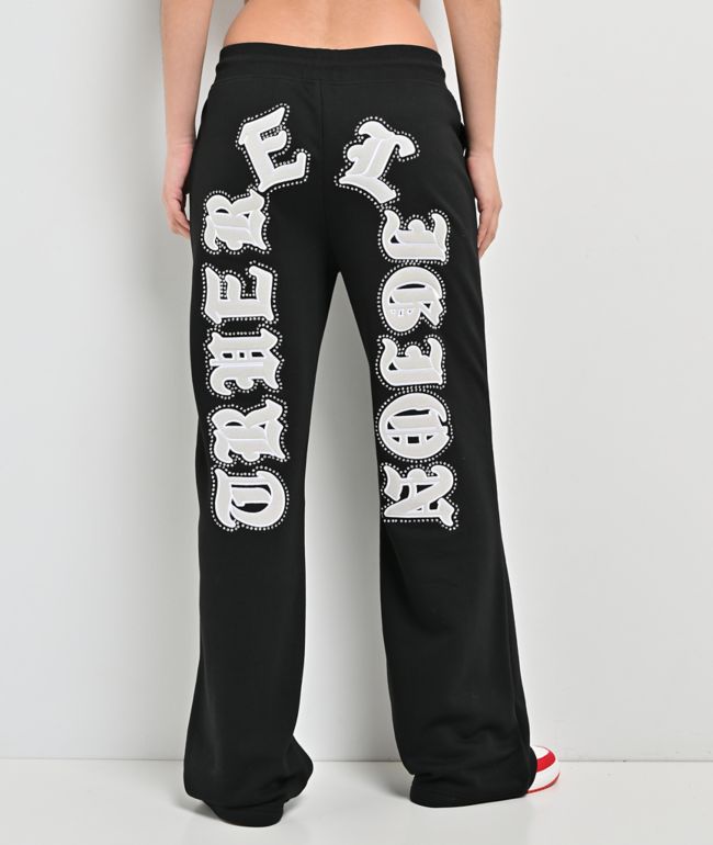 True Religion Applique Black Sweatpants - thumbnail 2