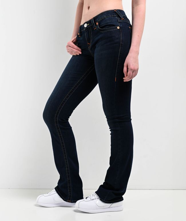 True Religion Becca Indigo Upgrade Mid Rise Bootcut Jeans - thumbnail 3