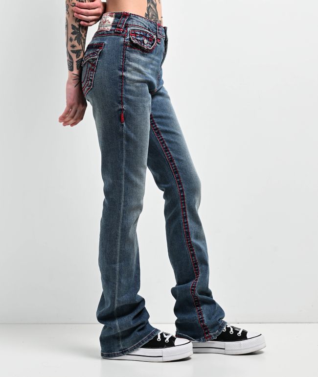 True Religion Becca Super T Boho Mid Rise Bootcut Jeans - thumbnail 3