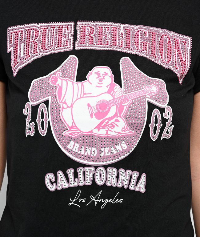 True Religion Buddha Crystal Black T-Shirt - thumbnail 3