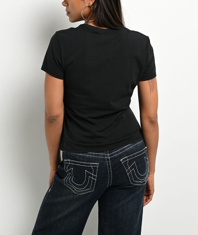 True Religion Crystal Crown Black T-Shirt - thumbnail 2