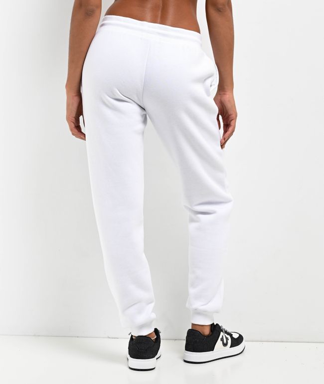 True Religion Crystal Wing White Jogger Sweatpants - thumbnail 2