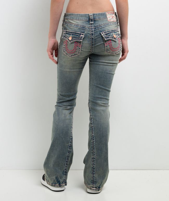 True Religion Joey Super T Medium Wash Bootcut Jeans