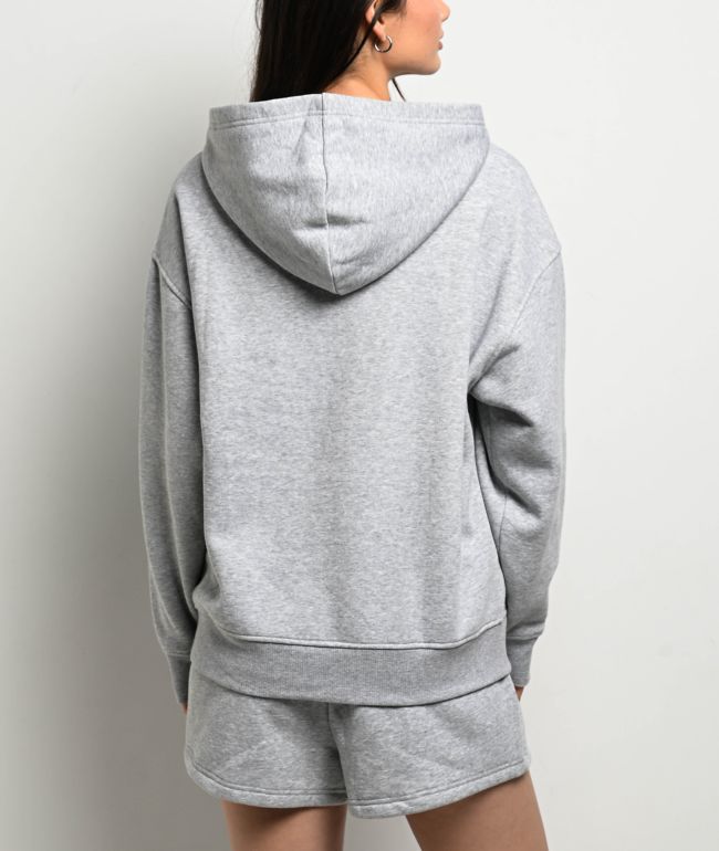 True Religion Patched Boyfriend Grey Hoodie - thumbnail 2