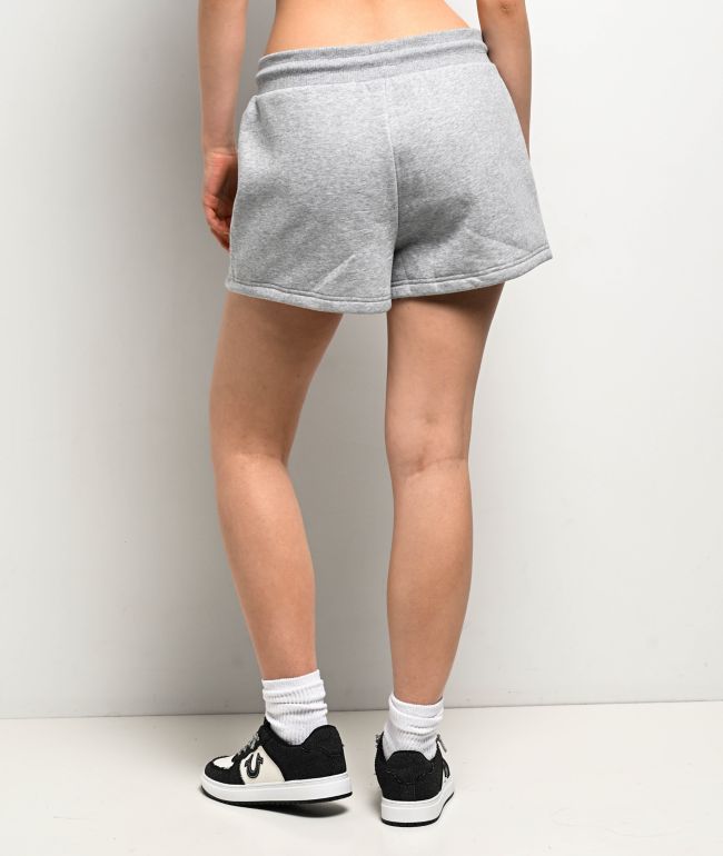 True Religion Patched Grey Sweat Shorts - thumbnail 2