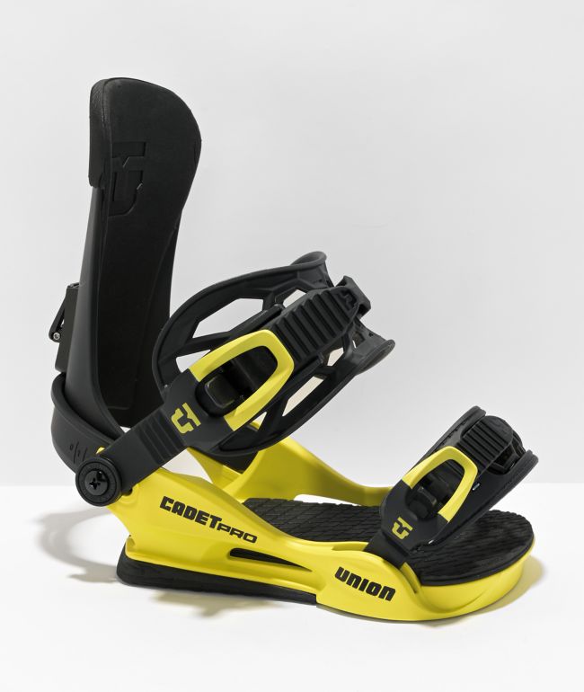 Union Kids Cadet Pro Yellow Snowboard Bindings 2023 - thumbnail 2