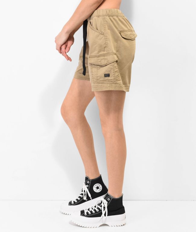 Unionbay Chase Brown Belted Utility Shorts - thumbnail 3