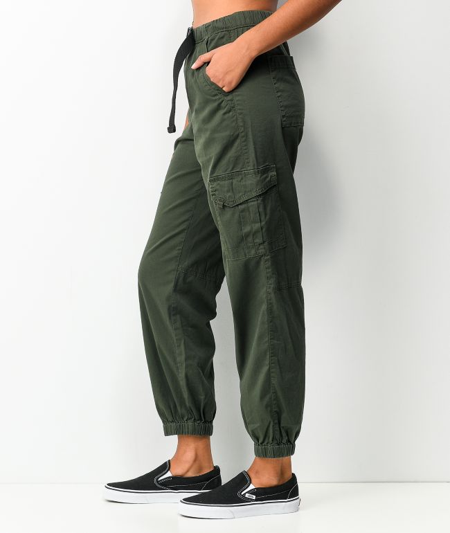 Unionbay Vaughn Green Cargo Jogger Pants - thumbnail 3