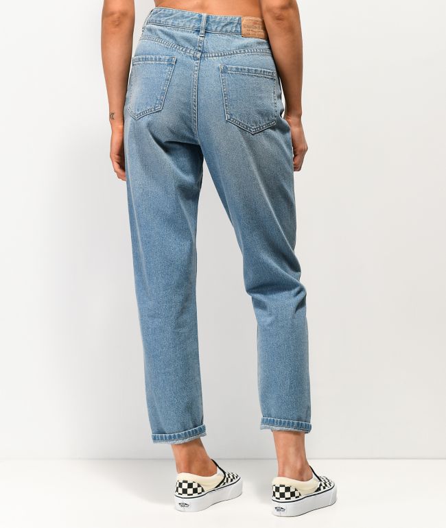 Unionbay Vintage Light Wash Mom Jeans - thumbnail 2