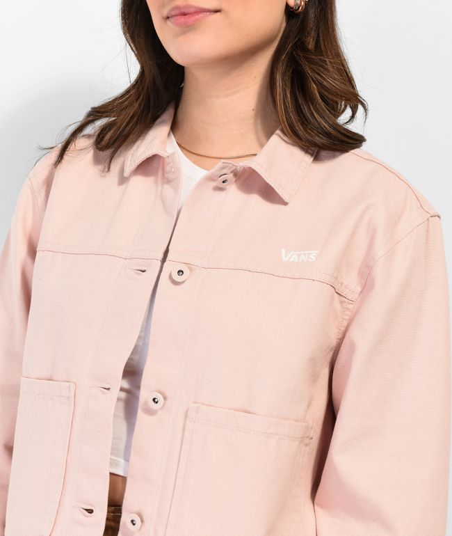 Vans Book It Ash Rose Button Up Jacket - thumbnail 3