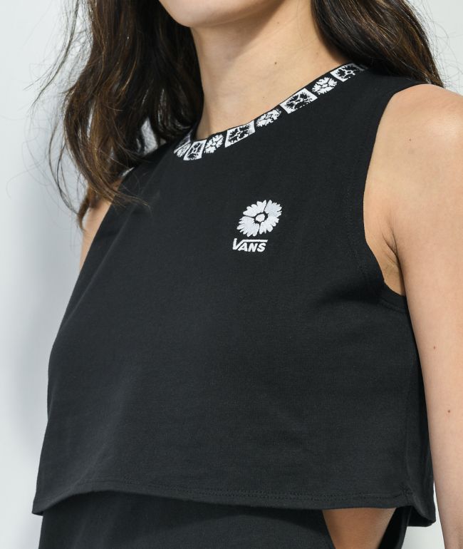 Vans Deco Flower Black Muscle Dress - thumbnail 3