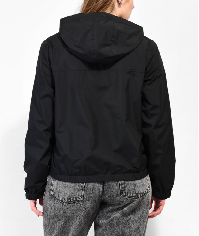 Vans Kastle Check Me Black Windbreaker Jacket - thumbnail 2