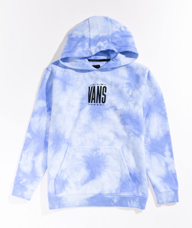 Vans Kids Nautical Blue Tie Dye Hoodie