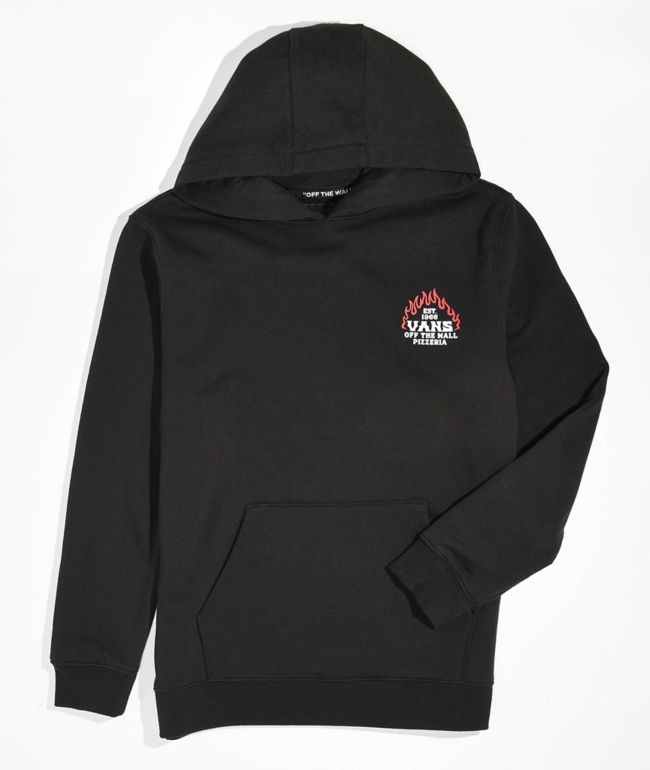Vans Kids Pizzeria Black Hoodie - thumbnail 2