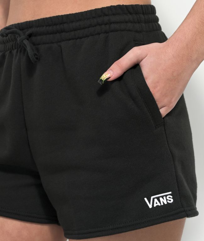 Vans Lightweight ComfyCush Black Sweat Shorts - thumbnail 3