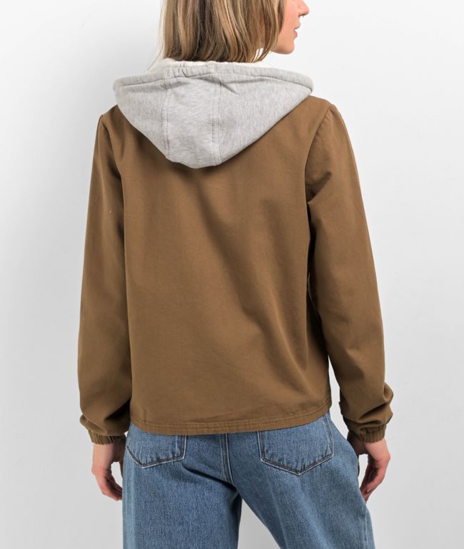 Vans Tripp Brown Hooded Jacket - thumbnail 2