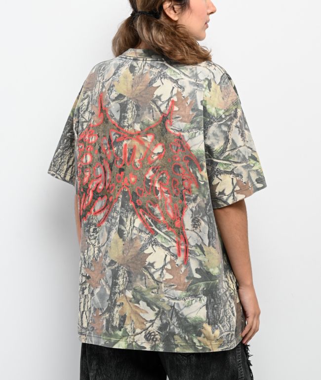 Vitriol Airbrush Green Camo T-Shirt - thumbnail 2