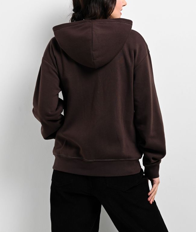 Vitriol Alonso Sinners Brown Zip Hoodie - thumbnail 2