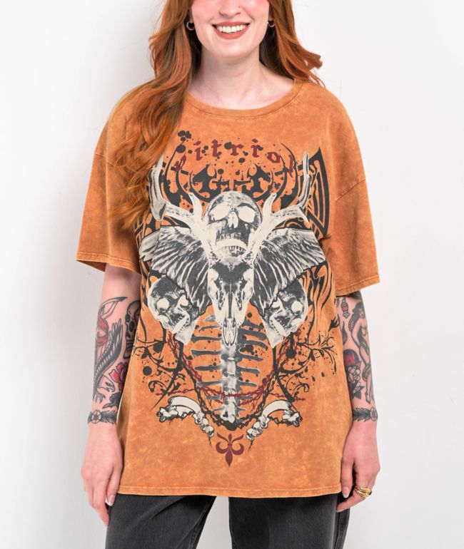 Vitriol Augusta Tan Mineral Wash T-Shirt