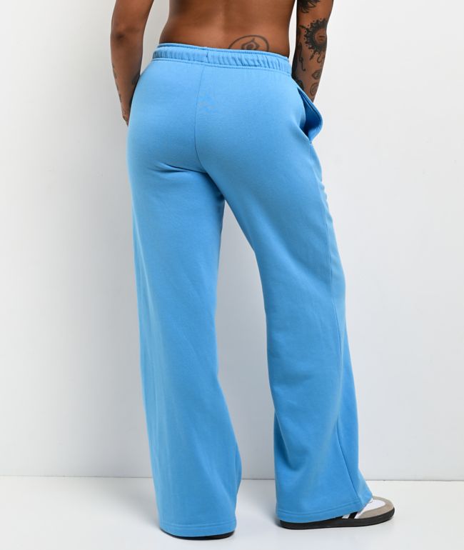 Vitriol Cyber Dragon Blue Wide Leg Sweatpants - thumbnail 2