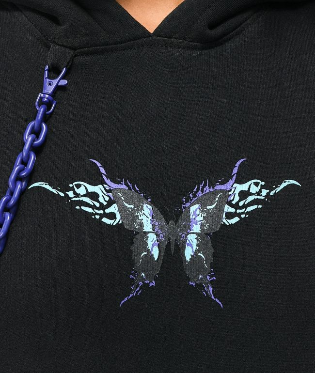 Vitriol Flores Black Hoodie - thumbnail 2