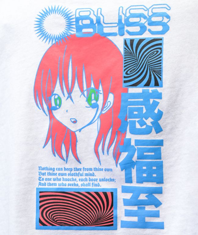 Vitriol Georgia Anime Crop White T-Shirt - thumbnail 3