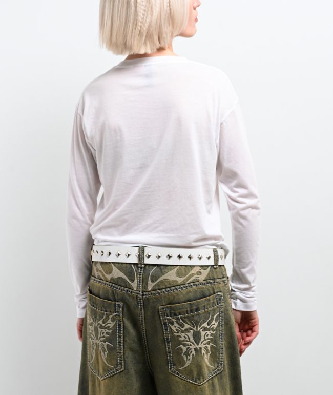 Vitriol Harlow White Long Sleeve T-Shirt - thumbnail 2