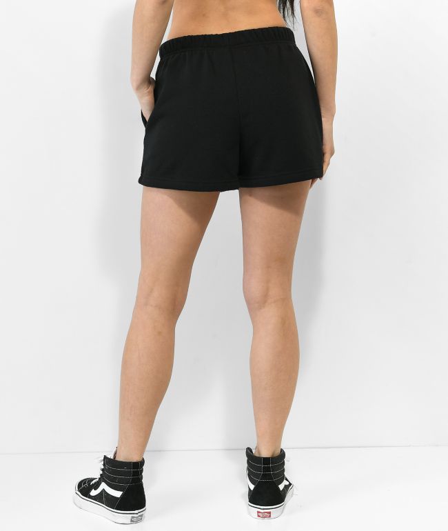 Vitriol Jada Butterfly Black Sweat Shorts - thumbnail 2