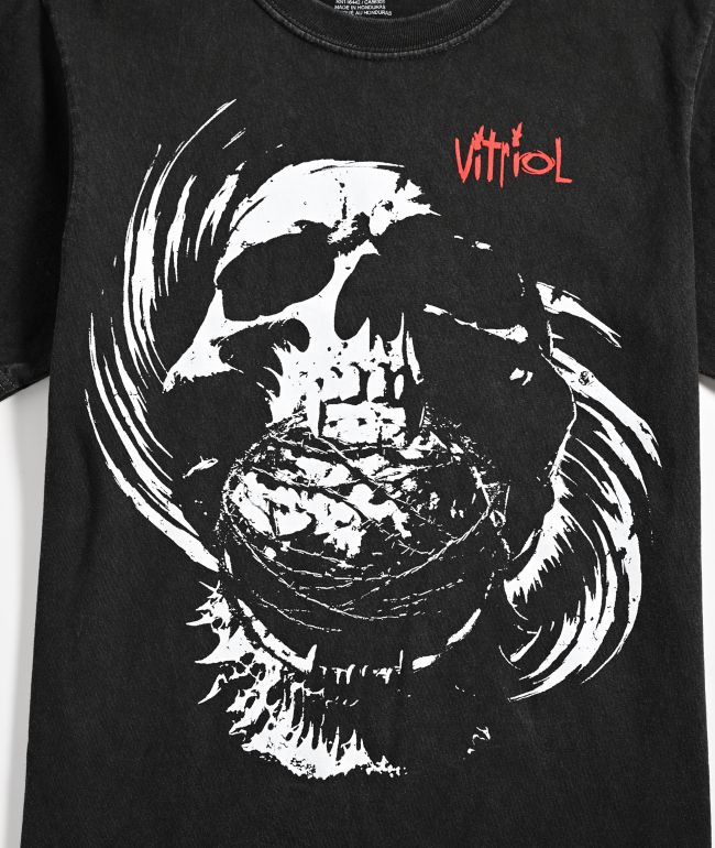 Vitriol Kids Desecration Dark Grey T-Shirt - thumbnail 3