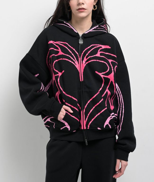Vitriol Lenexa Black Zip Hoodie - thumbnail 2