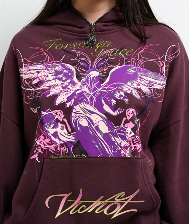 Vitriol Lenexa Dark Purple Hoodie - thumbnail 3