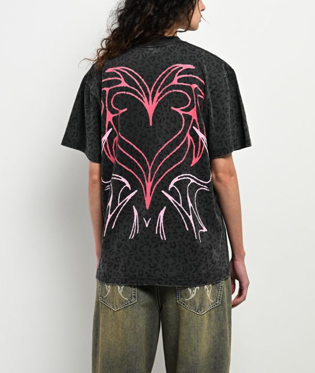 Vitriol Lenexa Leopard Black T-Shirt - thumbnail 2