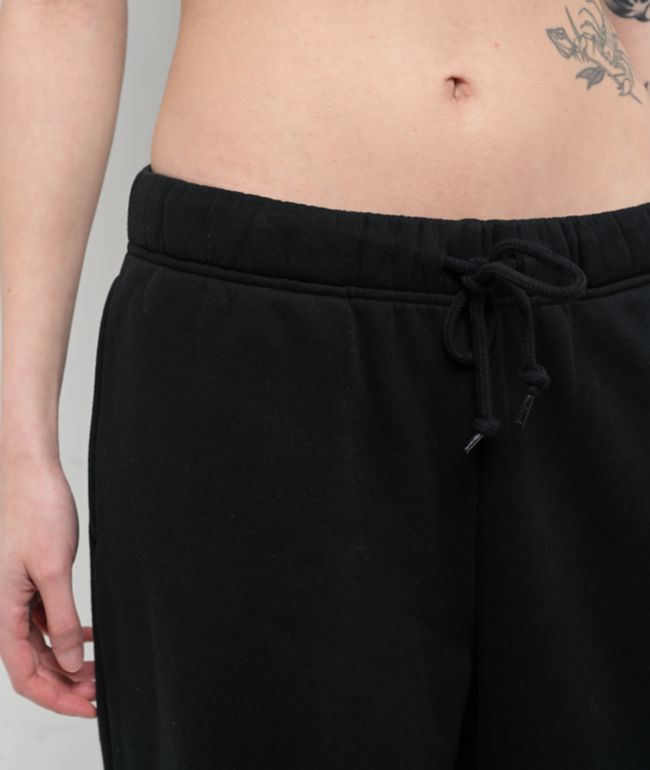 Vitriol Myla Black Wide Leg Sweatpants - thumbnail 3