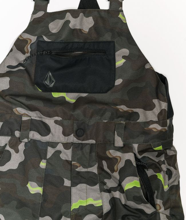 Volcom Barkley Camo 10K Bib Snowboard Pants Kids - thumbnail 3
