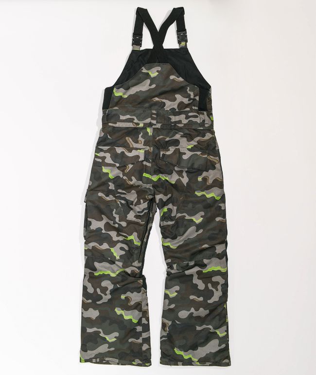 Volcom Barkley Camo 10K Bib Snowboard Pants Kids - thumbnail 2