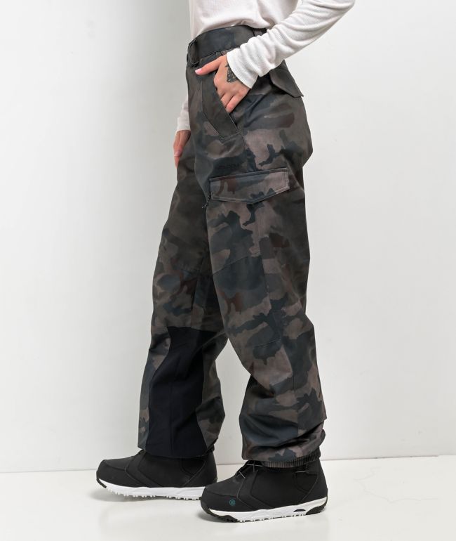 Volcom Wildling Cloudwash Camo 15K Snowboard Pants - thumbnail 3